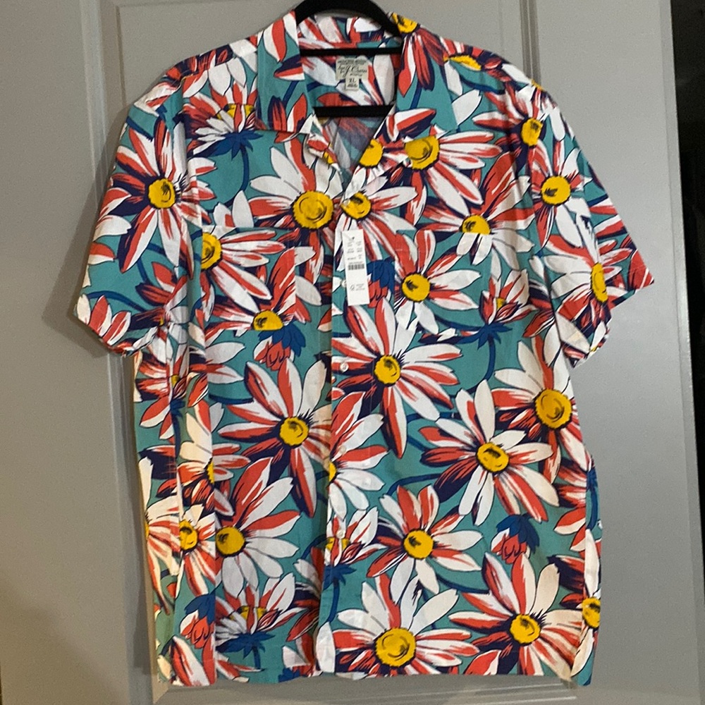 J. Crew Mens XL Button up NWT